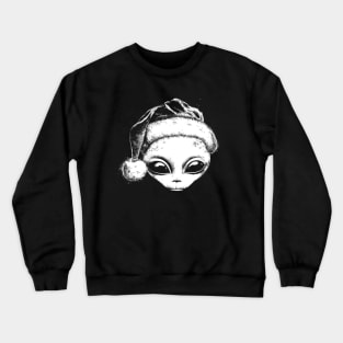 Alien-Santa Claus-Christmas-UFO Crewneck Sweatshirt